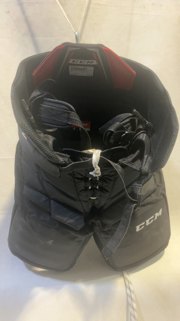Vist Large View of Product Image Which is Used CCM 1.5 SZ JR LG Senior Goalie Pant Black LG