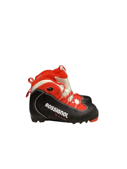 Vist Large View of Product Image Which is Used Rossignol Boys NNN XC Ski Boots Black JR-03