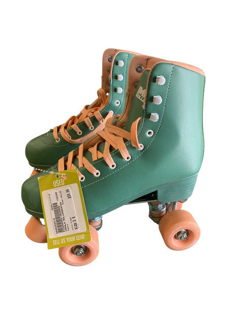Vist Large View of Product Image Which is Used Impala ROLLER Senior Roller Quad Skates Green Senior 8
