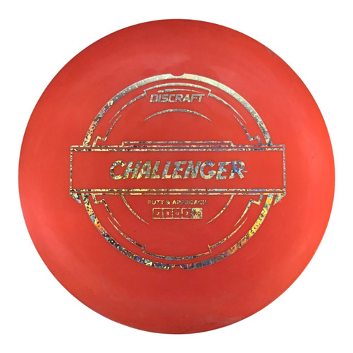 Vist Large View of Product Image Which is Used Discraft CHALLENGER Disc Golf Putter Orange 170g