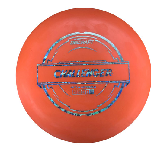 Vist Large View of Product Image Which is Used Discraft CHALLENGER Disc Golf Putter Orange 174g