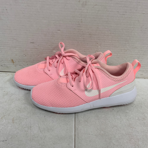 Vist Large View of Product Image Which is Used Nike Jr Golf Shoes Pink Junior 05