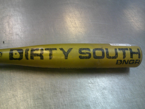 Vist Large View of Product Image Which is Used Dirty South DNGR BB/SB USSSA 2 5/8 Bat 30"