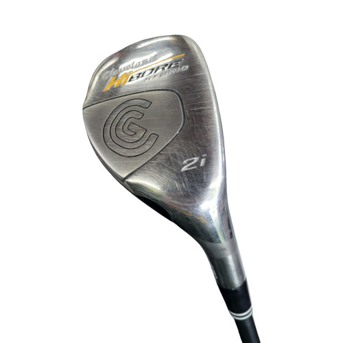 Vist Large View of Product Image Which is Used Cleveland HI BORE 2 HYBRID STIFF GRAPH Mens Hybrid Club RH 2 Hybrid