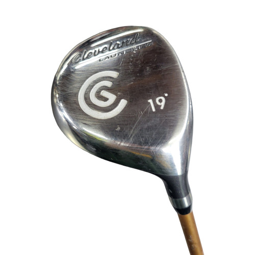 Vist Large View of Product Image Which is Used Cleveland LAUNCHER 3 WOOD REG FLEX GRAPH Mens Fairway Wood RH 3 Wood
