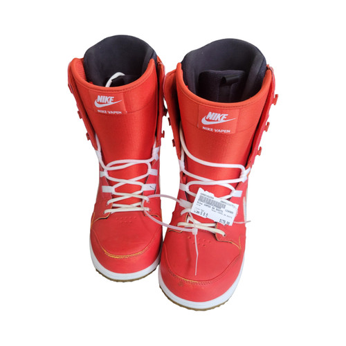 Vist Large View of Product Image Which is Used Nike VAPEN SB BOOTS Mens Snowboard Boots Red Senior 9.5