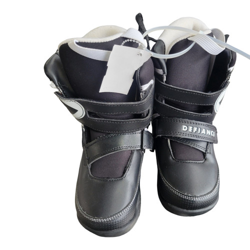 Vist Large View of Product Image Which is Used DEFIANCE YTH SB BOOTS Boys Snowboard Boots Black Junior 03