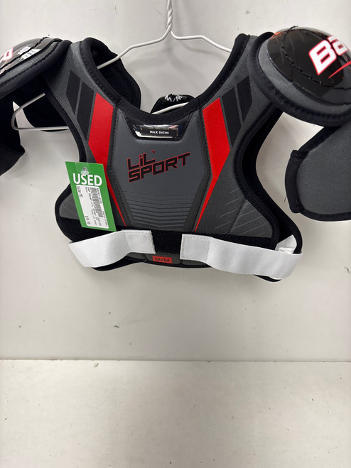 Vist Large View of Product Image Which is Used Bauer LIL SPORT Youth Shoulder Pads MD