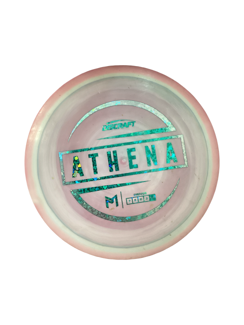 Vist Large View of Product Image Which is Used Discraft ATHENA Disc Golf Driver Pink