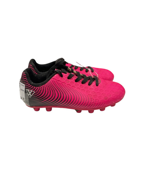 Vist Large View of Product Image Which is Used Vizari Soccer Cleats Neon Pink Youth 12.0