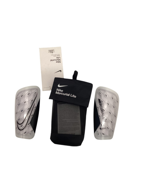 Vist Large View of Product Image Which is  Nike Soccer Shin Guards Adult White SM