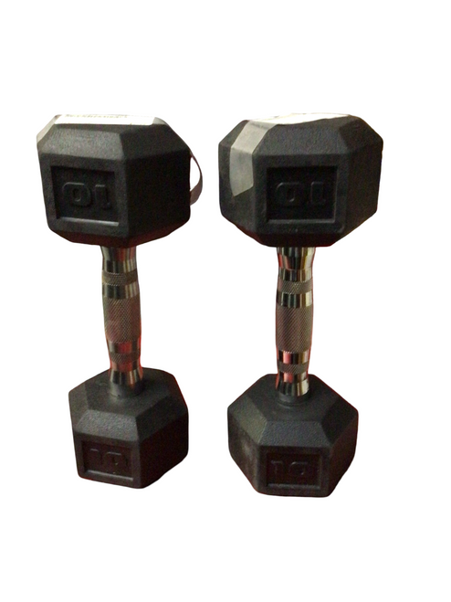 Vist Large View of Product Image Which is Used Hex Dumbbell (Each) 10 lb