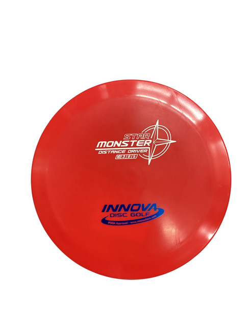 Vist Large View of Product Image Which is Used Innova STAR MONSTER Disc Golf Driver Red