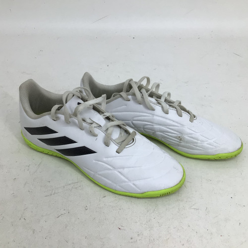 Vist Large View of Product Image Which is Used Adidas X CRAZYFAST 4 SR 6 INDOOR SOCCER CLEATS Soccer Indoor Shoes White Senior 6