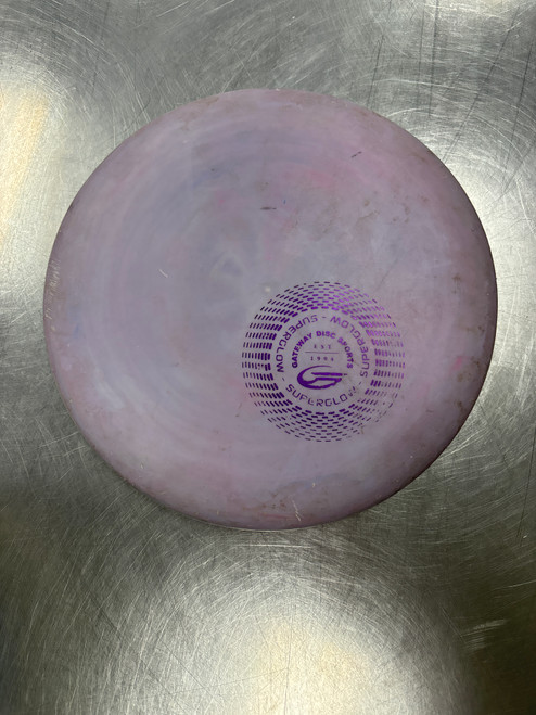 Vist Large View of Product Image Which is Used Gateway SUPERGLOW WIZARD Disc Golf Putter Purple