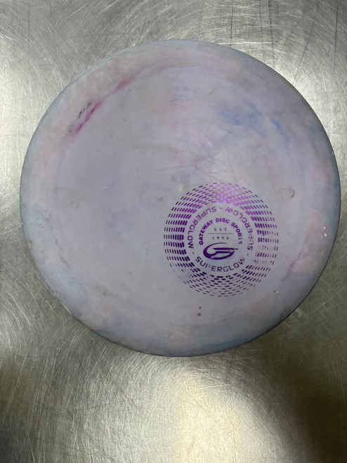 Vist Large View of Product Image Which is Used Gateway SUPERGLOW WIZARD Disc Golf Putter Purple
