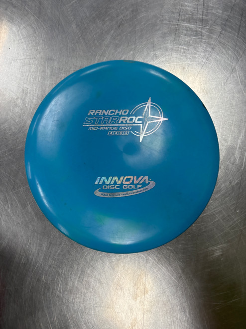 Vist Large View of Product Image Which is Used Innova STAR RANCHO ROC Disc Golf Mid Range Royal Blue