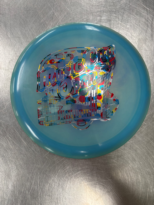 Vist Large View of Product Image Which is Used Lone Star Disc CHARLIE FRIO Disc Golf Driver Royal Blue