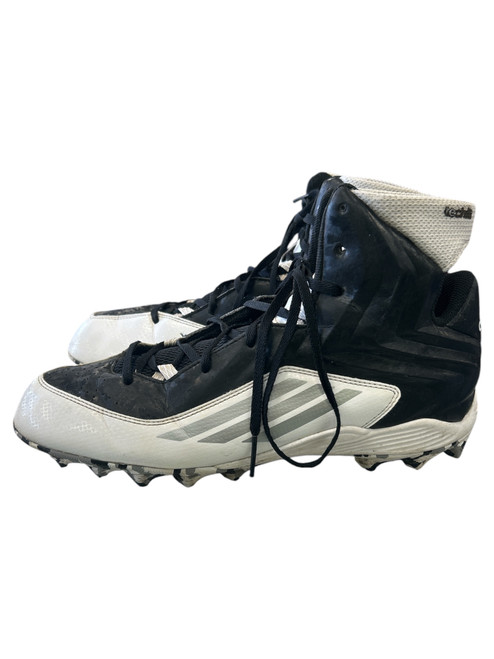 Vist Large View of Product Image Which is Used Adidas S83838 Adult FB Cleats Black And White Senior 11