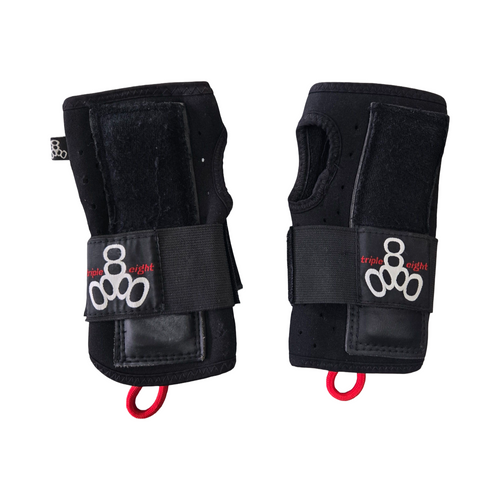 Vist Large View of Product Image Which is Used Triple Eight WRIST GUARDS Inline Wrist Guards Black MD