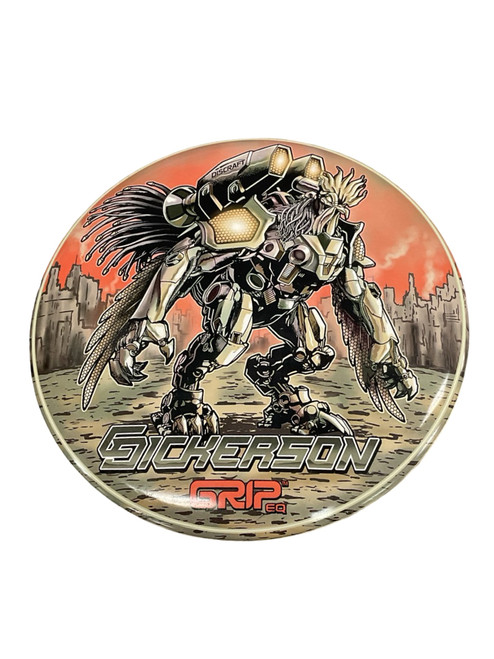 Vist Large View of Product Image Which is Used Discraft CDICKERSON BUZZZ Disc Golf Mid Range Orange 178g