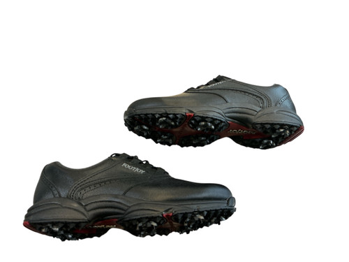Vist Large View of Product Image Which is Used Foot Joy Mens Golf Shoes Black Senior 8.5
