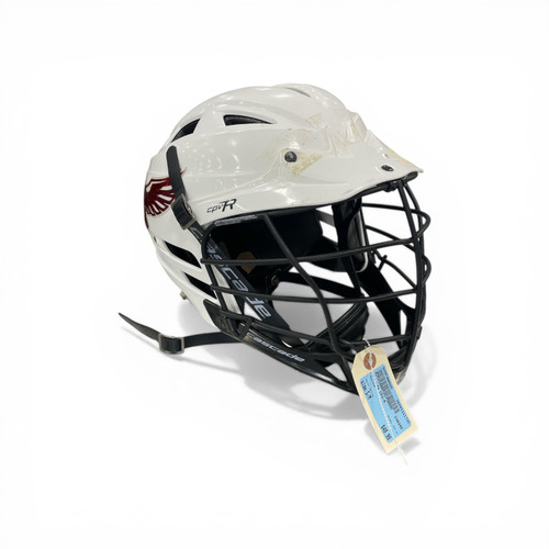 Vist Large View of Product Image Which is Used Cascade CPV-R Lacrosse Helmet White S/M