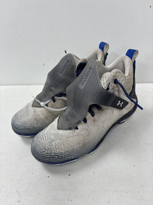 Vist Large View of Product Image Which is Used Under Armour LAX Cleats Mens White Senior 9.5