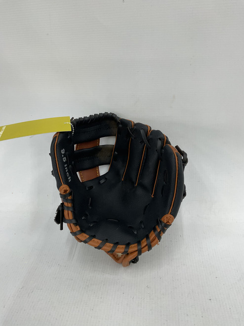 Vist Large View of Product Image Which is Used TEE BALL GLOVE BB/SB Glove T-ball Tan And Black 9 1/2"
