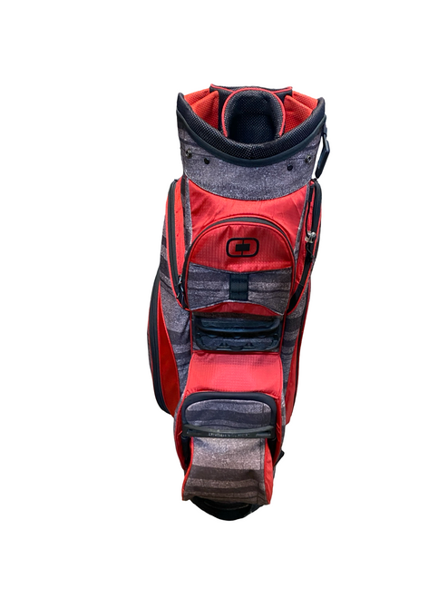 Vist Large View of Product Image Which is Used Ogio BLACK AND RED Mens Cart Bag Red