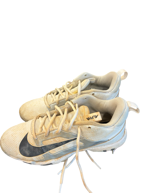 Vist Large View of Product Image Which is Used Nike ALPHA BB/SB Cleats White Junior 06