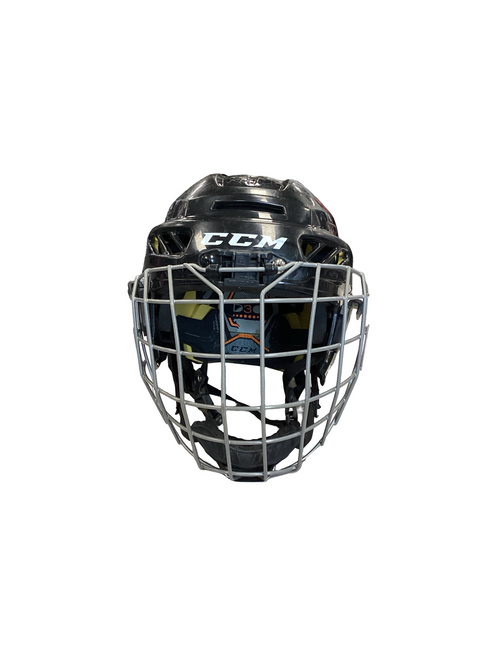 Vist Large View of Product Image Which is Used CCM FITLITE 3DS Helmet Cage Combo Black SM