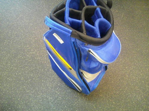 Vist Large View of Product Image Which is Used Top Flite GAMER Mens Cart Bag Royal Blue