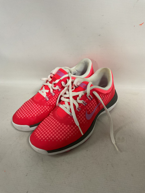 Vist Large View of Product Image Which is Used Nike LUNAR EMPRESS Womens Golf Shoes Red Senior 6.5