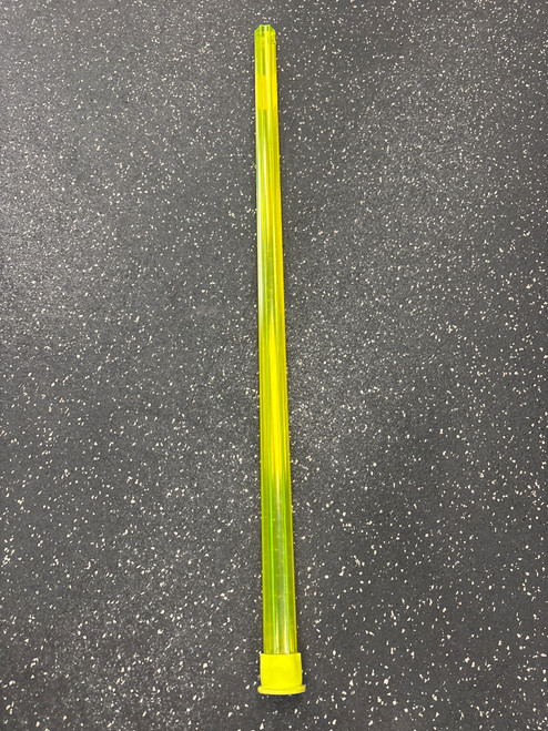 Vist Large View of Product Image Which is Used WOLF ATHLETICS GHOST SHAFT Mens Atk/Mid LAX Shaft Optic Yellow