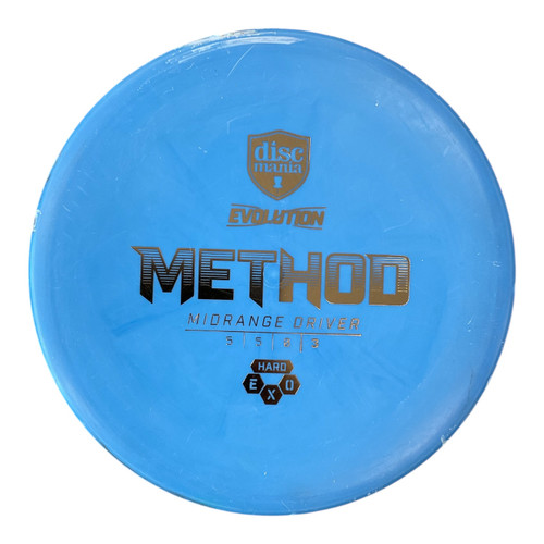 Vist Large View of Product Image Which is Used Discmania EXO HARD METHOD Disc Golf Mid Range Royal Blue 175g