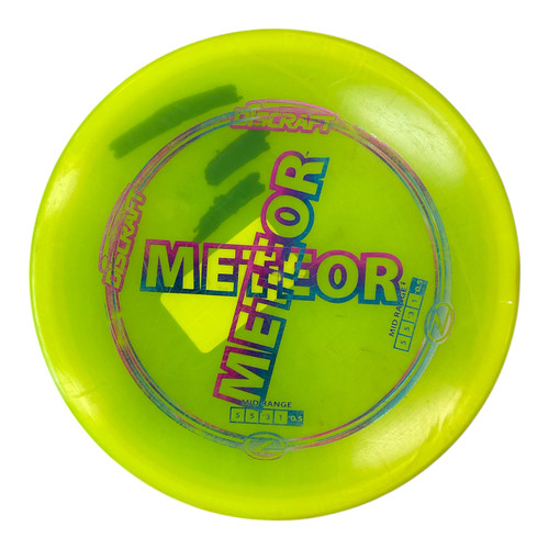 Vist Large View of Product Image Which is Used Discraft Z METEOR Disc Golf Mid Range Optic Yellow 179g