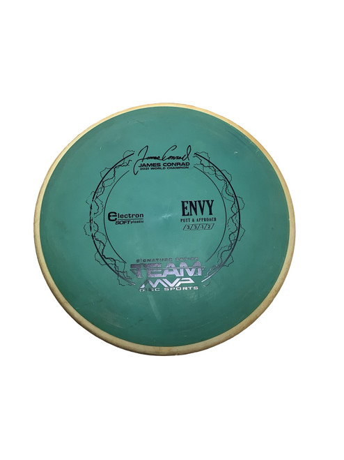 Vist Large View of Product Image Which is Used MVP ENVY SIGNATURE SERIES Disc Golf Putter Teal 173g