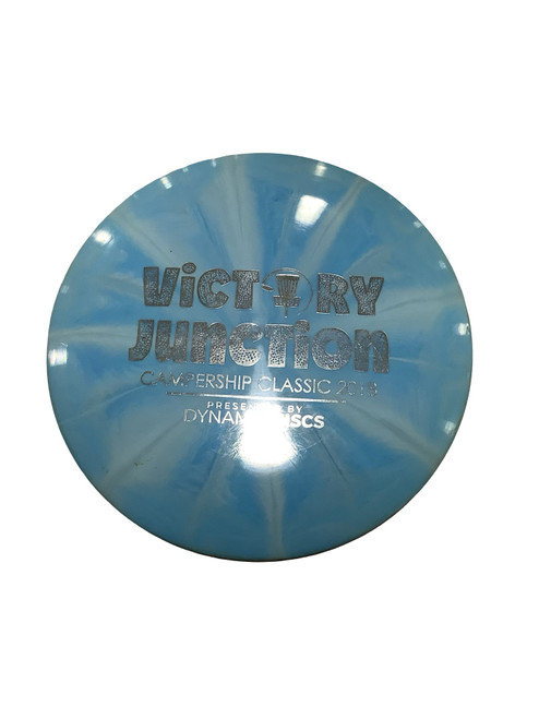 Vist Large View of Product Image Which is Used Dynamic Discs VICTORY JUNCTION CHAMPIONSHIP CLASSIC Disc Golf Driver Carolina Blue 175g