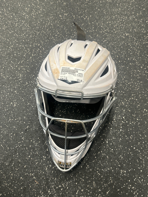 Vist Large View of Product Image Which is Used All-Star MVP2500-1 Catchers Helmet w/Mask White L/XL