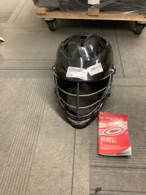 Vist Large View of Product Image Which is Used Cascade CS-R Lacrosse Helmet Black One Size