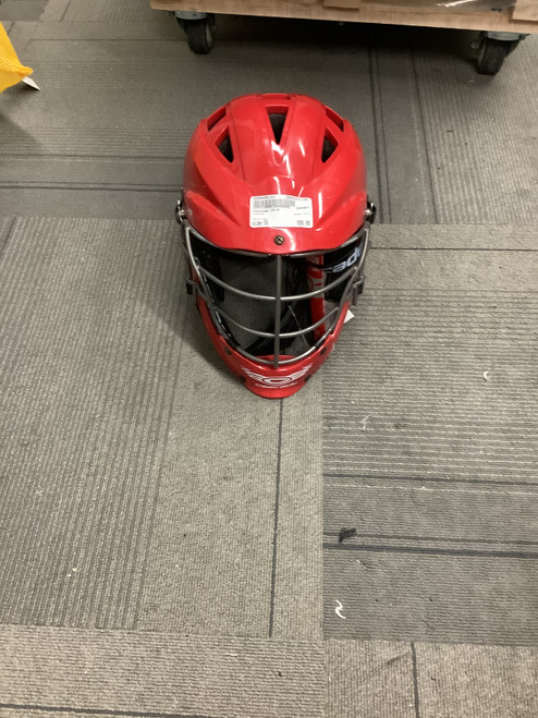 Vist Large View of Product Image Which is Used Cascade CS-R Lacrosse Helmet Red One Size