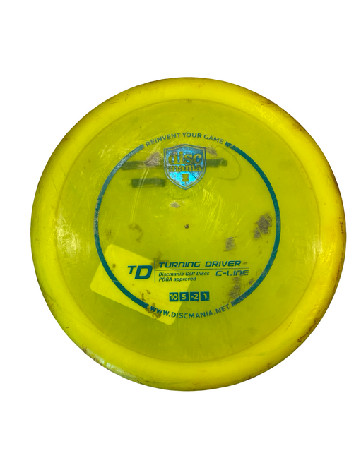 Vist Large View of Product Image Which is Used Discmania TD Disc Golf Driver Yellow