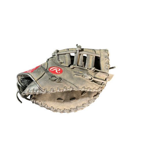 Vist Large View of Product Image Which is Used Rawlings 12.5 RAWLINGS RENEGADE RHT 1B GLV BB/SB First Base RH Throw Black 12 1/2"
