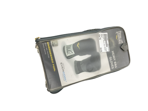 Vist Large View of Product Image Which is Used Everlast Heavy Bag Gloves Black Youth