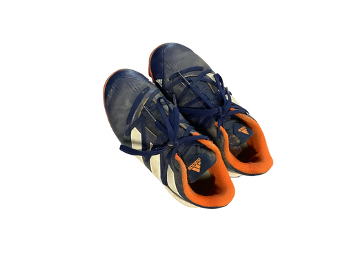 Vist Large View of Product Image Which is Used Adidas BOUNCE SZ 1.5 BB/SB Cleats Navy Blue Junior 01.5