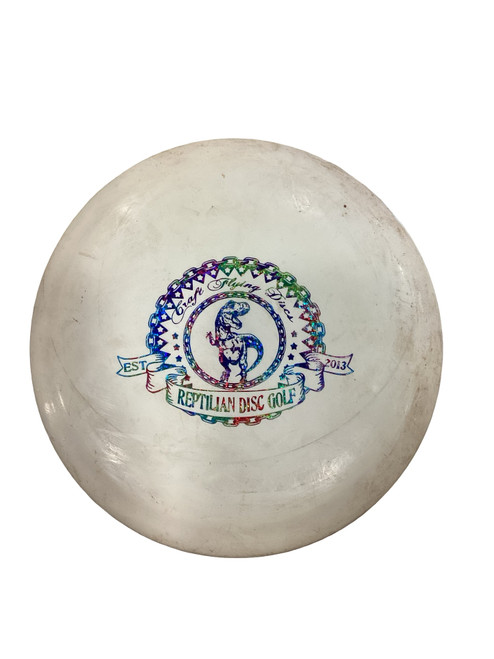 Vist Large View of Product Image Which is Used REPTILAN Disc Golf Mid Range White