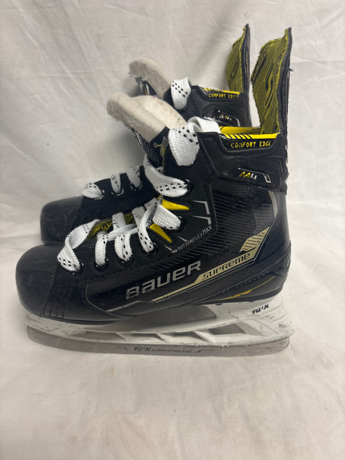 Vist Large View of Product Image Which is Used Bauer SUPREME M4 SKATES Youth Hockey Skate Youth 13.0