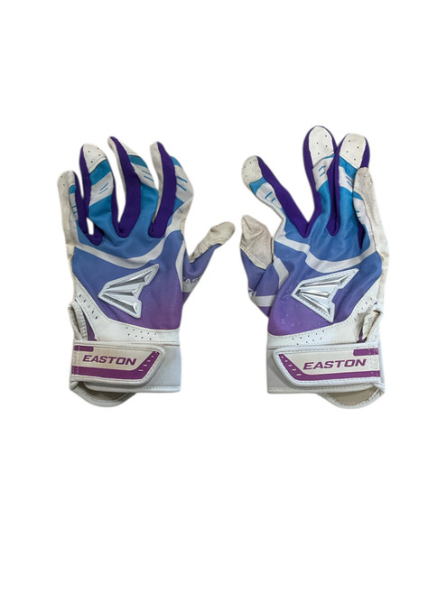 Vist Large View of Product Image Which is Used Easton BB/SB Batting Gloves None SM