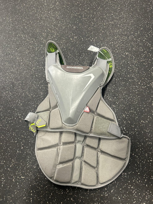 Vist Large View of Product Image Which is Used Maverik MX CP NOCSAE LAX Goalie Chest M Grey S/M